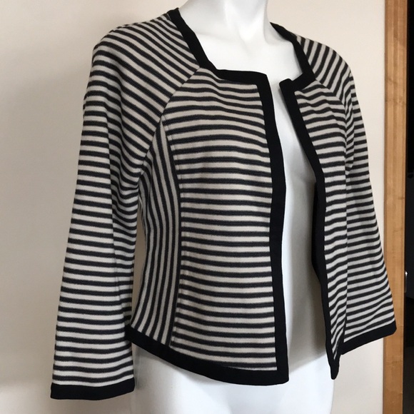 🐬 Banana Republic Striped Knit Blazer - Picture 7 of 13